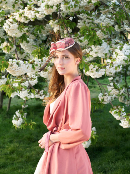 The new Lace Pilbox Old Red