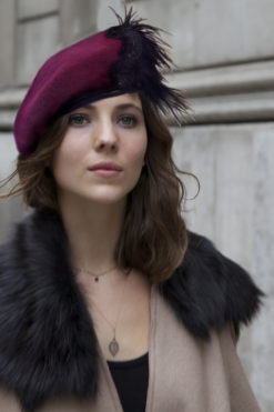 Untitled 2 Burgundy Beret