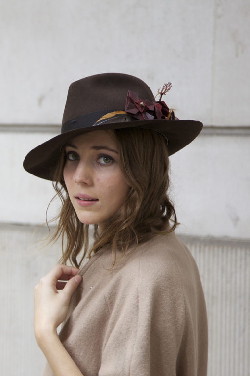 Fedora Hat -Ornella Gallo Di Fortuna- Millinery Collection