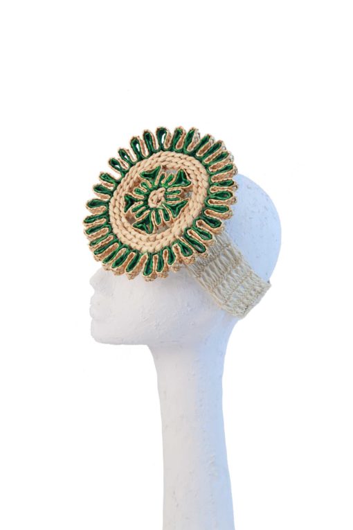 Raffia wedding headpiece- Royal Ascot- Ornella Gallo Di Fortuna