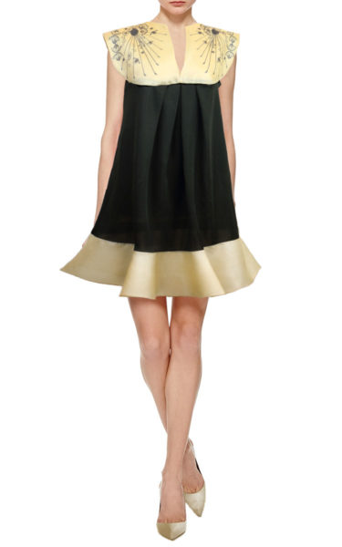 Aton Printed Silk Dress
