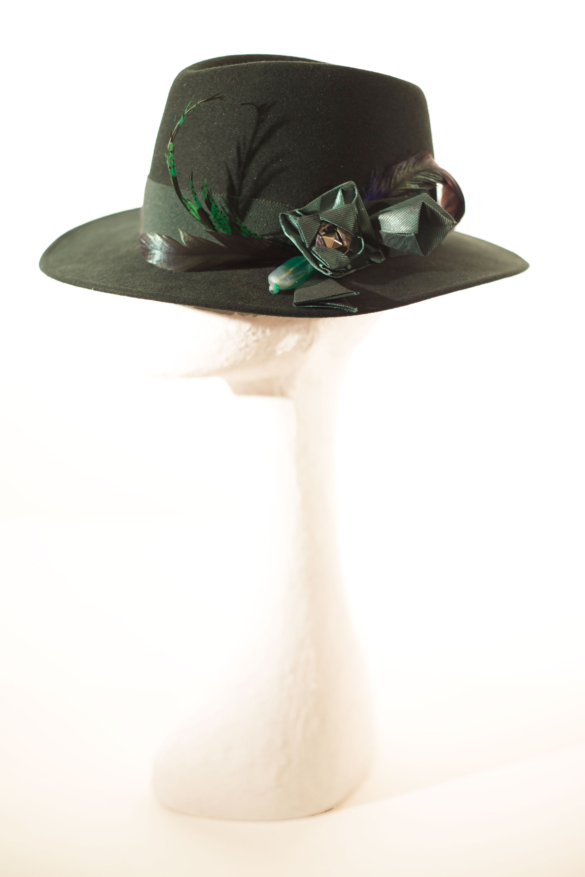 Il-Paseo-Fedora-Hat-Ornella-Gallo-Di-Fortuna-Green