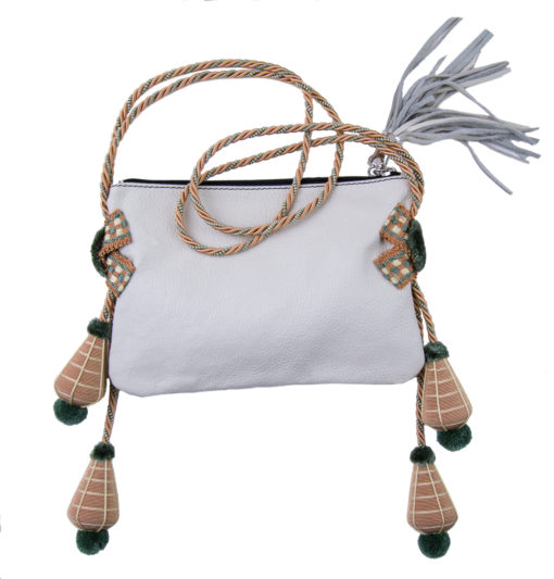 Tassel Shuoulder Bag White