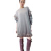 Oversized sweater dress- grey - Ornella Gallo Di Fortuna