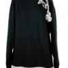 Sweater Dress-Black- Ornella Gallo Di Fortuna 2
