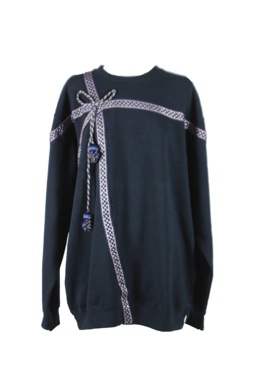 Sweater Dress-Blue Ornella Gallo Di Fortuna