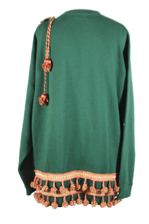 Sweater Dress-Green- Ornella Gallo Di Fortuna