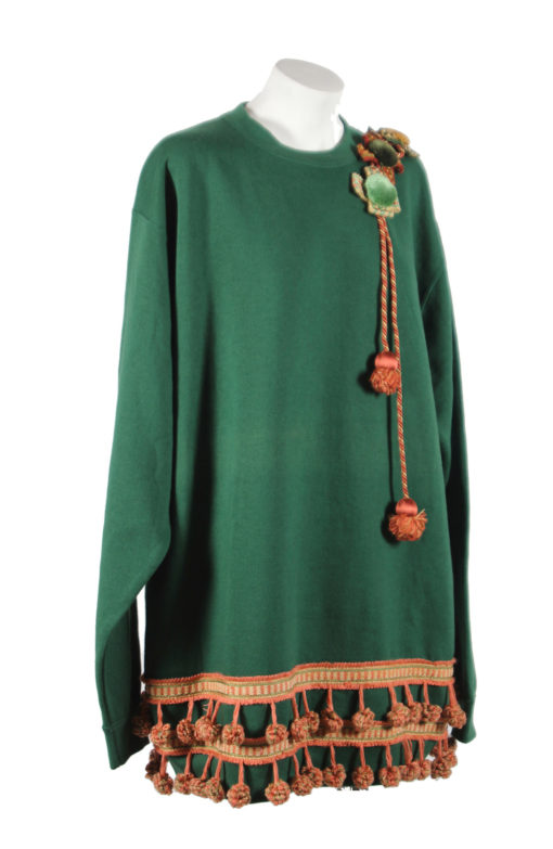 Sweater Dress-Green- Ornella Gallo Di Fortuna